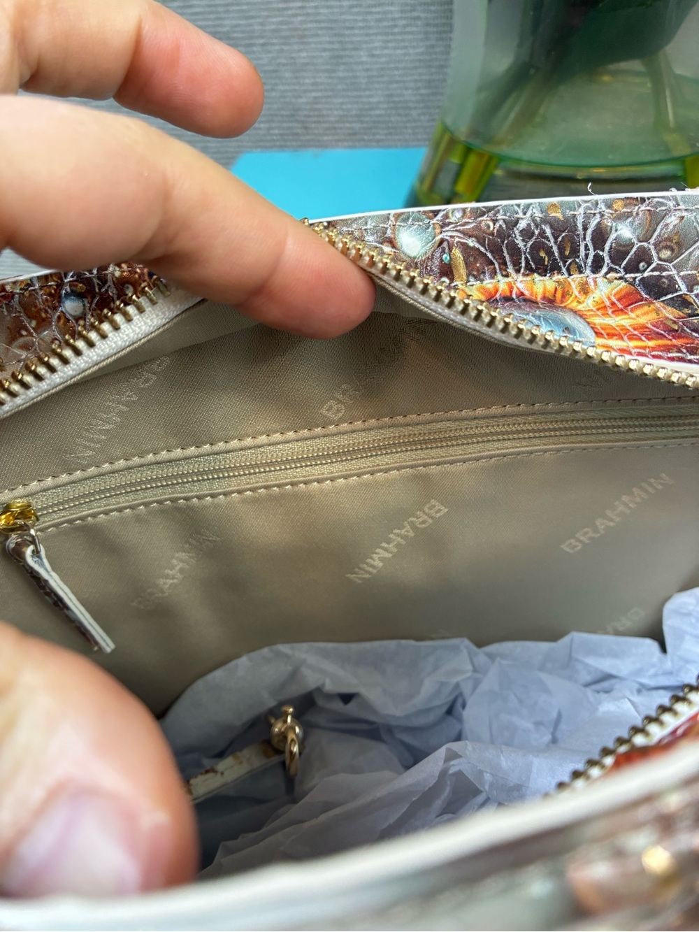 Brahmin Sea Jewel Melbourne Cami Shoulder Bag - NWT Rare Style 🔥 - Picture 9 of 9